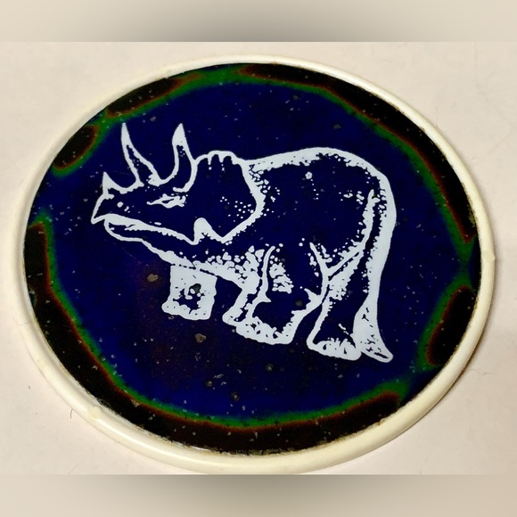 1980s Vintage Triceratops Dinosaur Thermal Heat Activated DYNO DISK - Picture 9 of 9